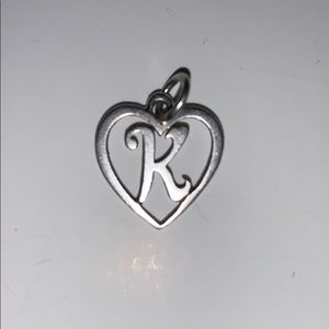 K heart retired James Avery charm